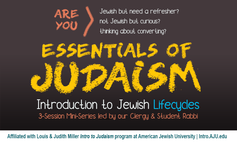 Banner Image for Essentials of Judaism: Introduction to the Jewish Lifecycle
